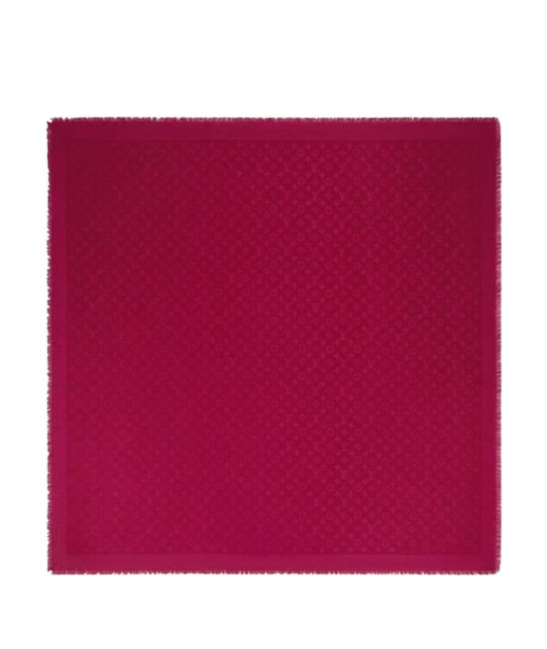 LOUIS VUITTON Красный шарф, фото 1