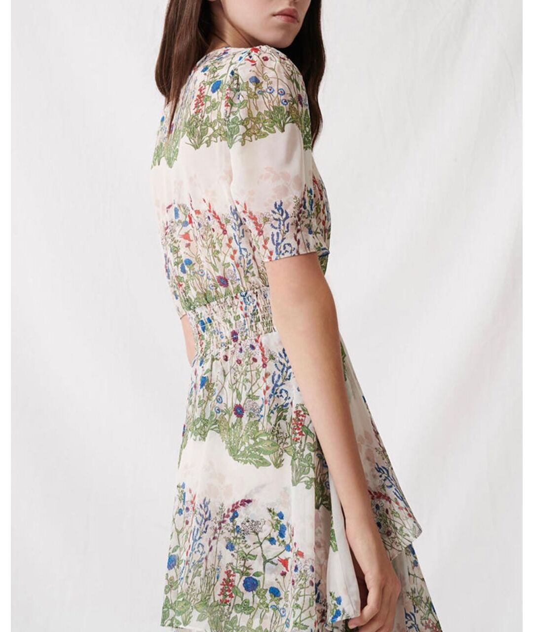 MAJE Мульти полиэстеровое повседневное платье, фото 5