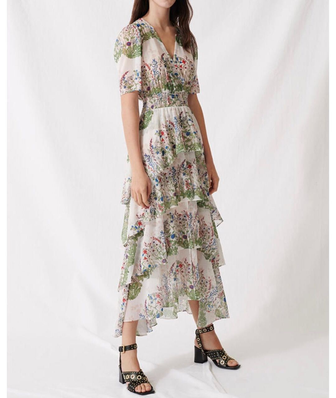 MAJE Мульти полиэстеровое повседневное платье, фото 2