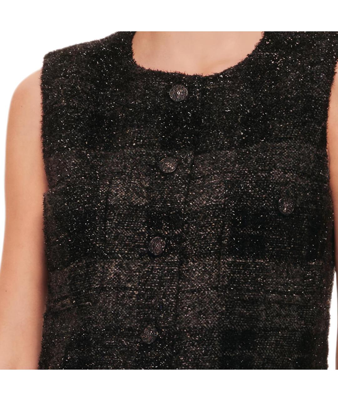 CHANEL Черная жилетка, фото 4