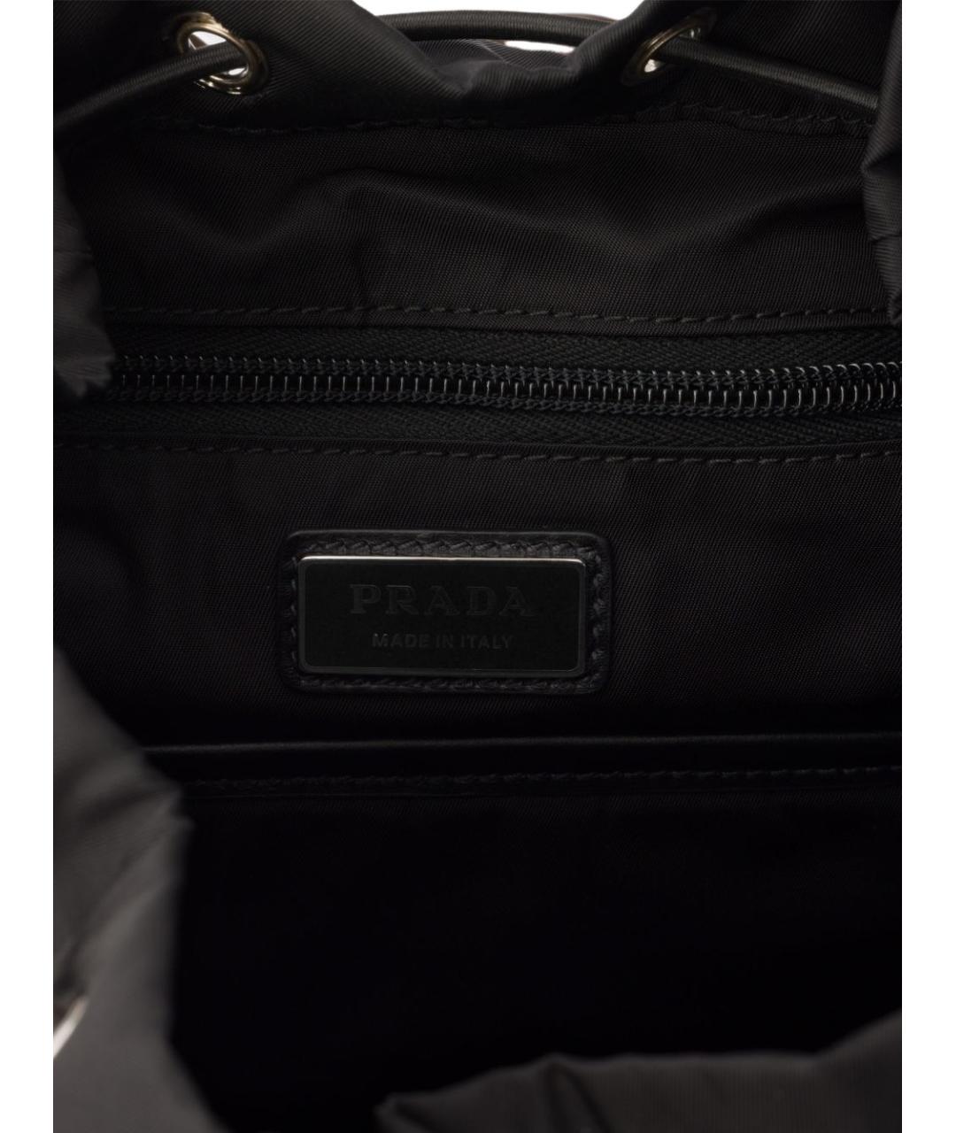 PRADA Коричневый синтетический рюкзак, фото 3