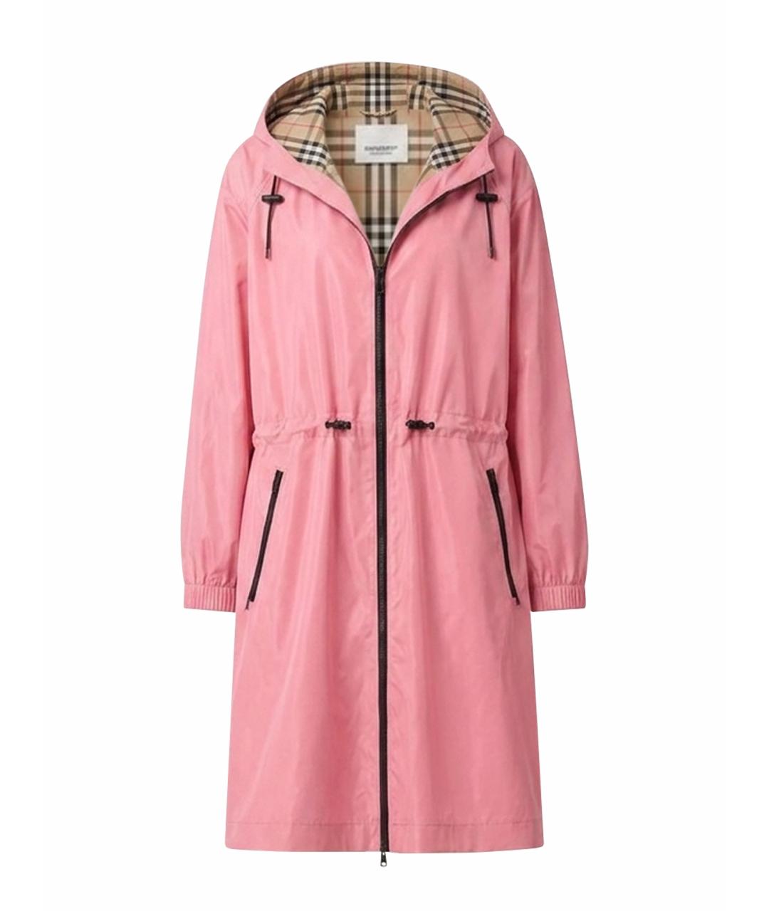 BURBERRY Розовый тренч/плащ, фото 1