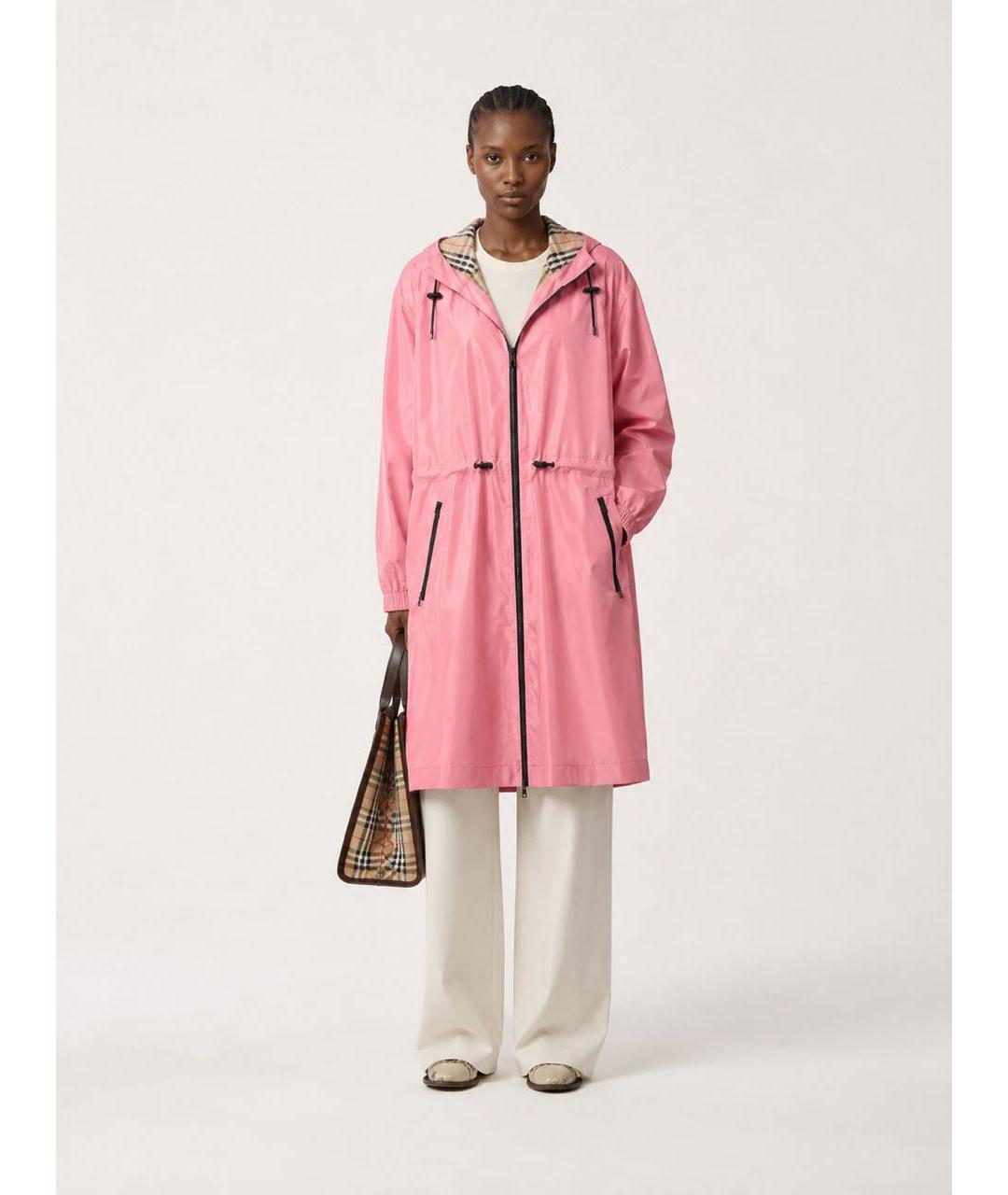 BURBERRY Розовый тренч/плащ, фото 2