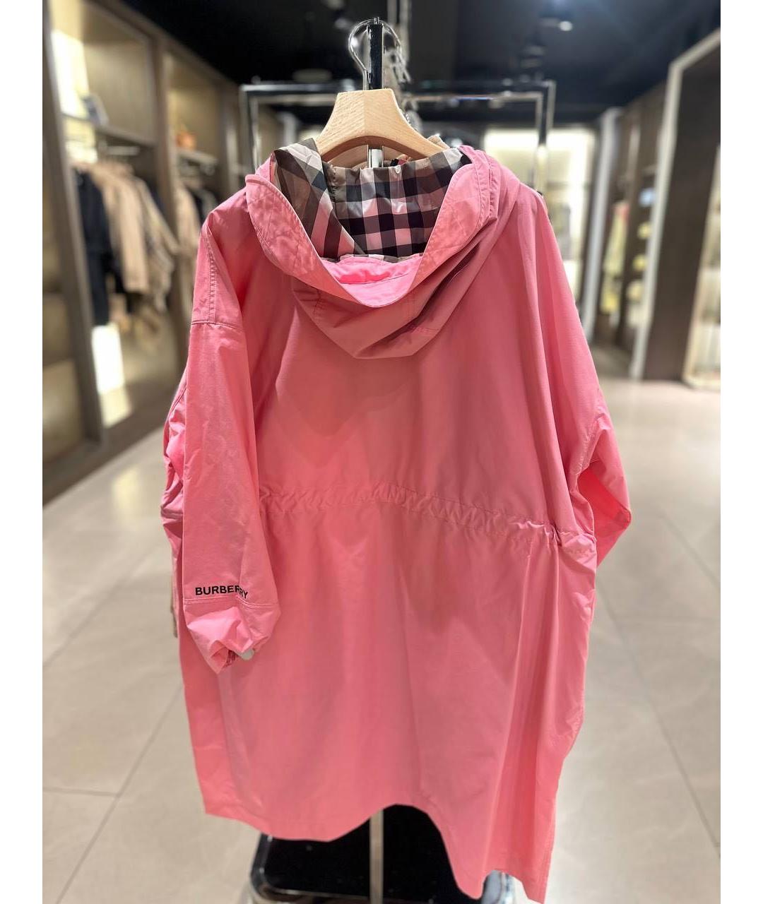 BURBERRY Розовый тренч/плащ, фото 4
