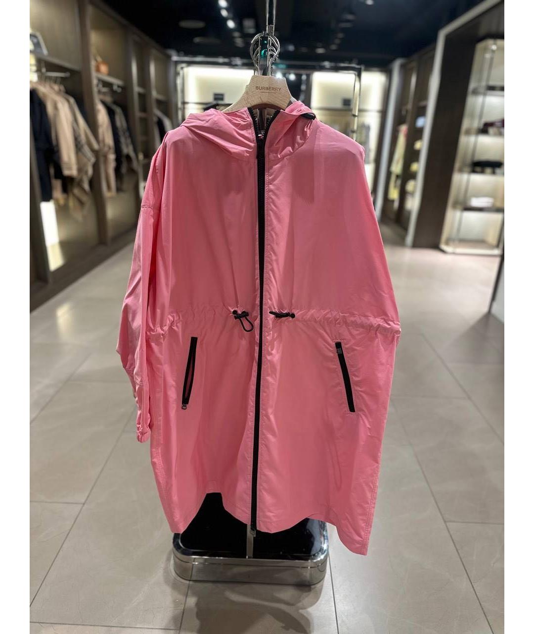 BURBERRY Розовый тренч/плащ, фото 5