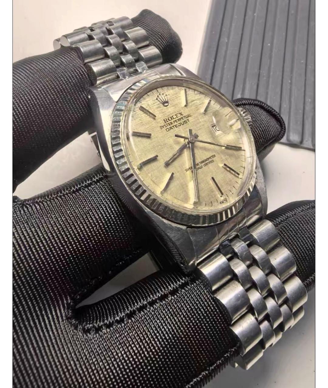 ROLEX Серебряные металлические часы, фото 3