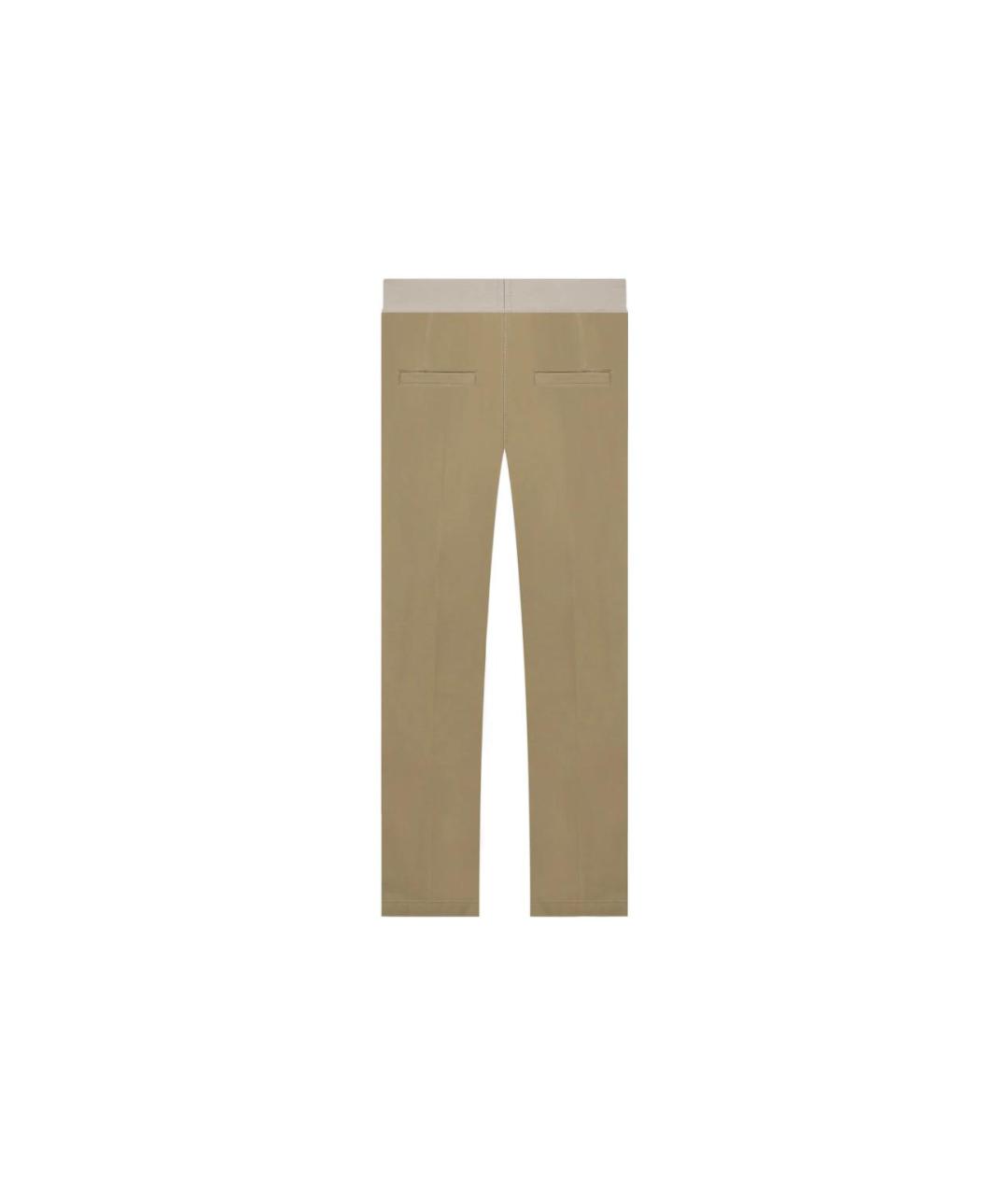 FEAR OF GOD ESSENTIALS Коричневые прямые брюки, фото 2