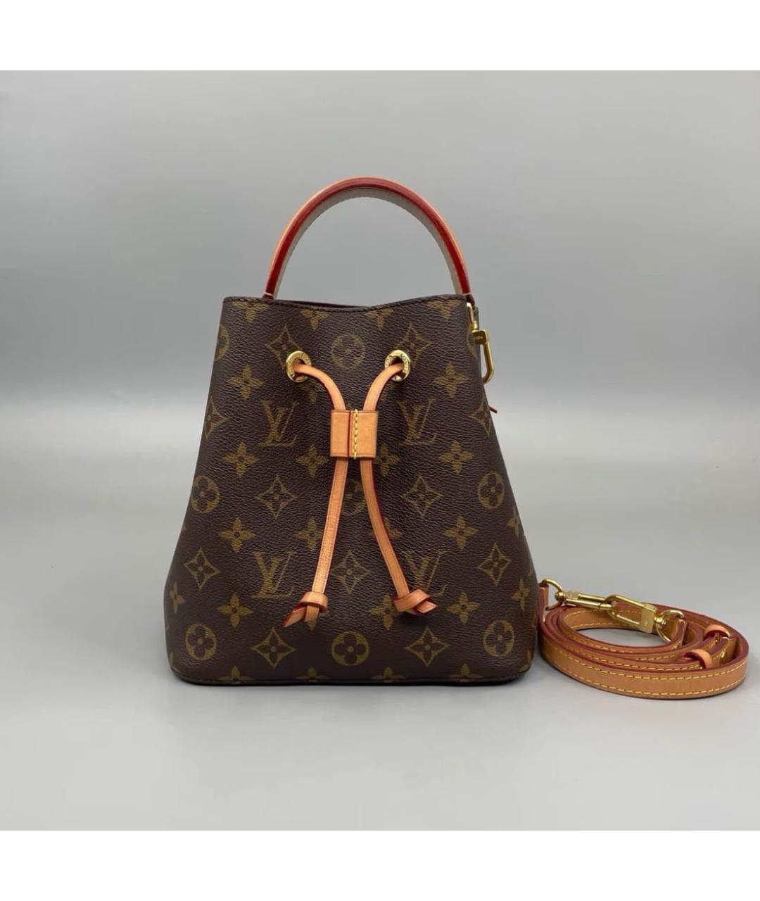LOUIS VUITTON Коричневая сумка через плечо, фото 2