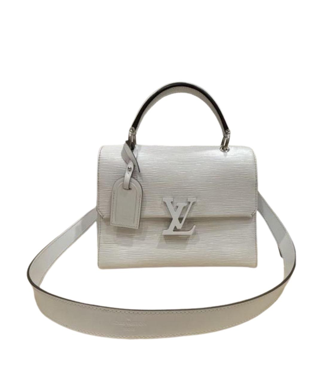 LOUIS VUITTON Белая кожаная сумка через плечо, фото 1