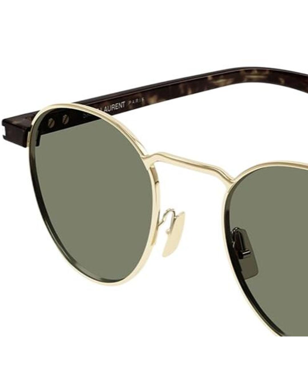 SAINT LAURENT Мульти металлические солнцезащитные очки, фото 3