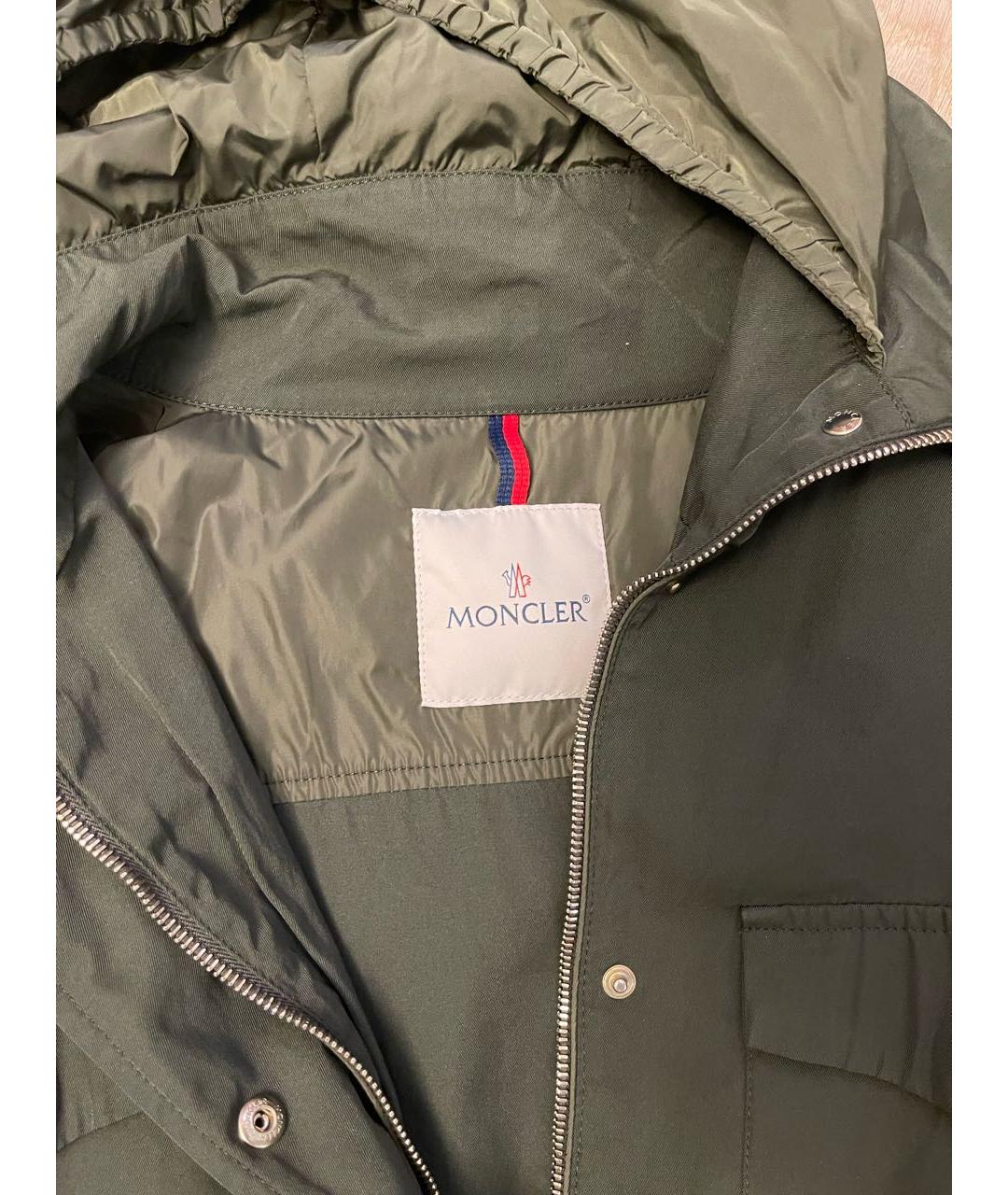 MONCLER Хаки парка, фото 2