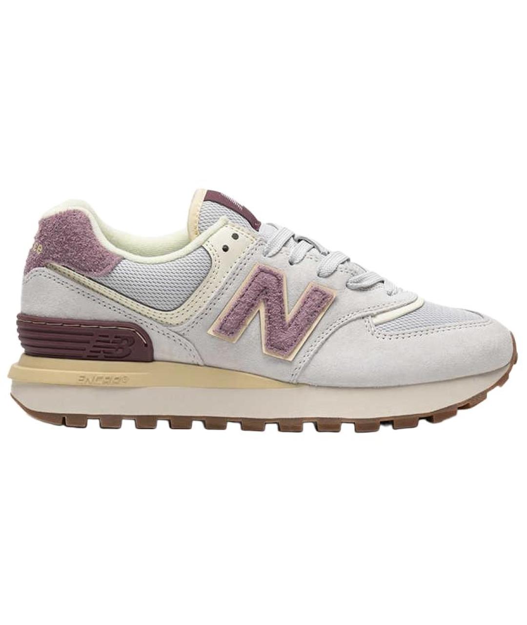 NEW BALANCE Серые замшевые кроссовки, фото 8