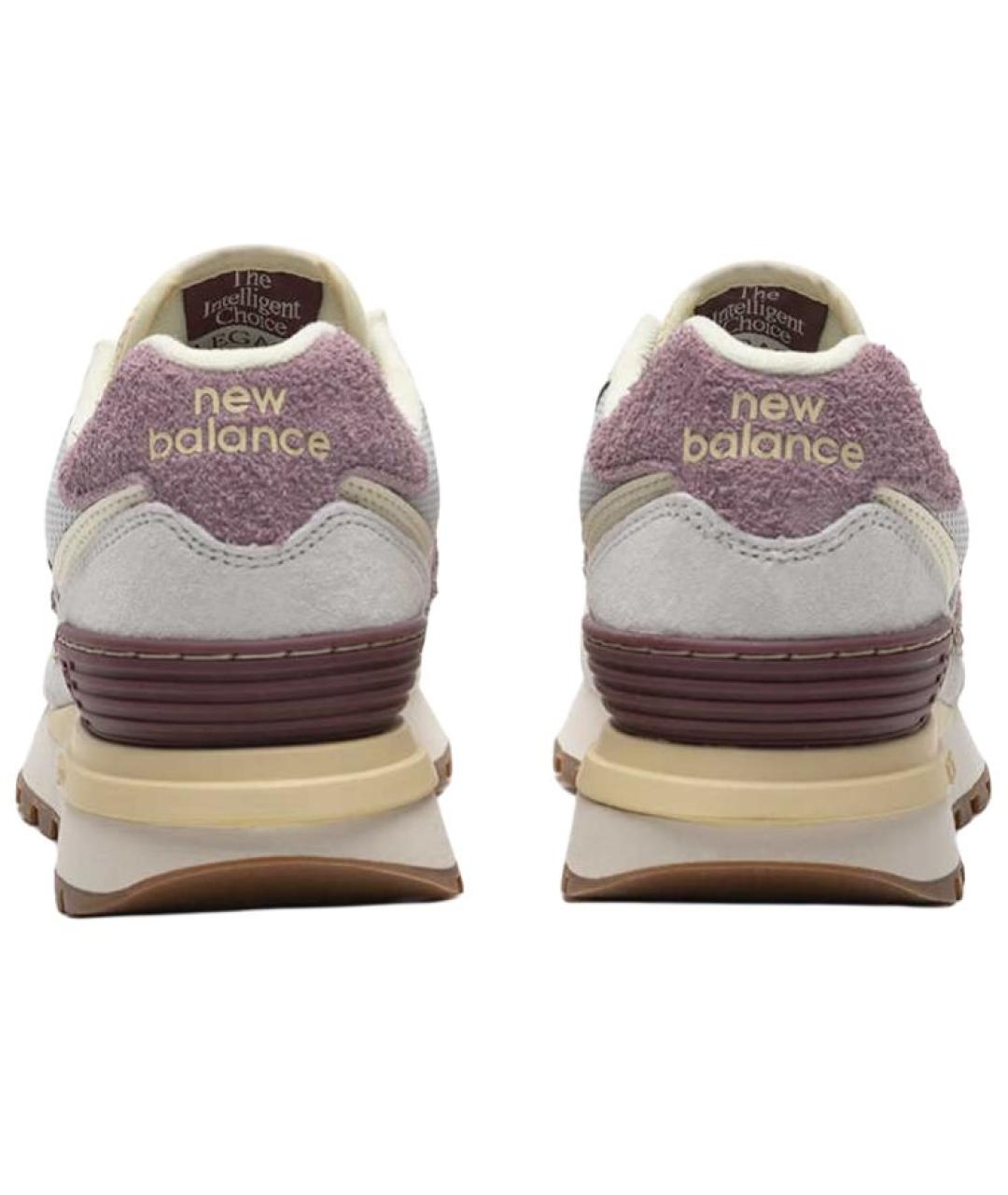 NEW BALANCE Серые замшевые кроссовки, фото 5
