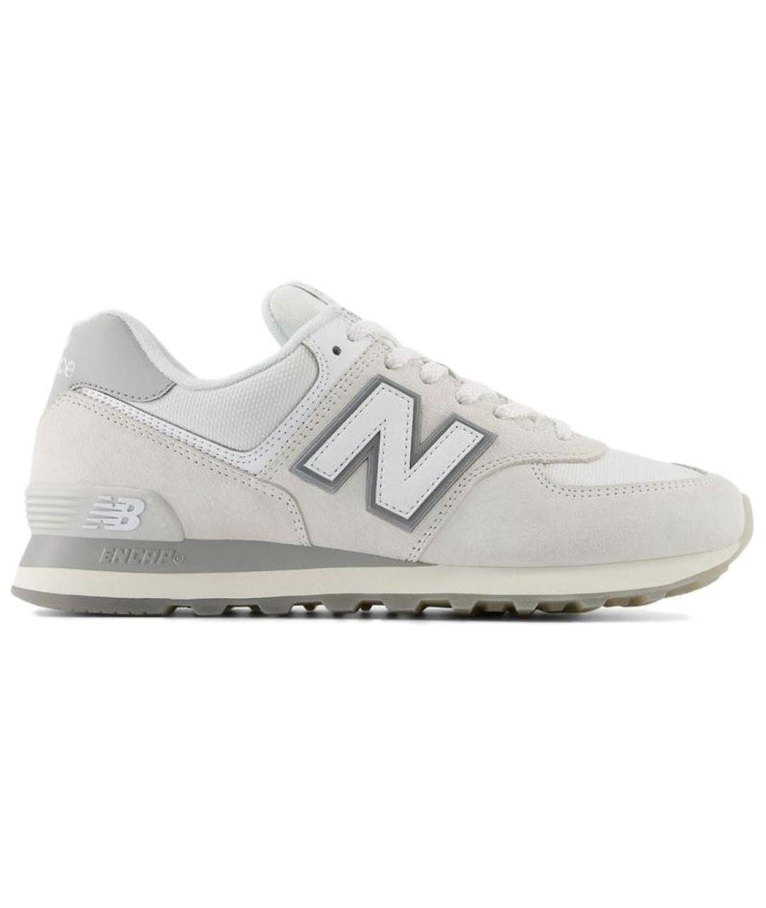 NEW BALANCE Серые замшевые низкие кроссовки / кеды, фото 6