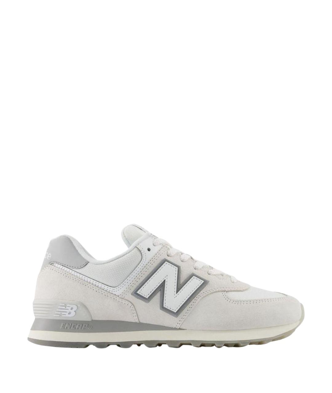 NEW BALANCE Серые замшевые низкие кроссовки / кеды, фото 1