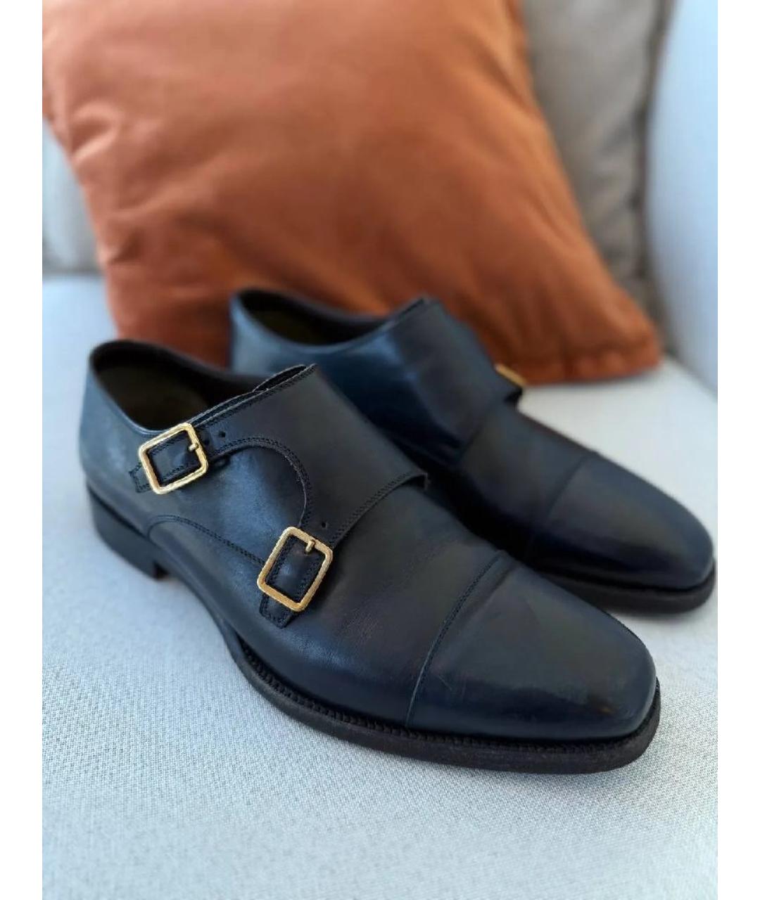 TOM FORD Черные кожаные лоферы, фото 6