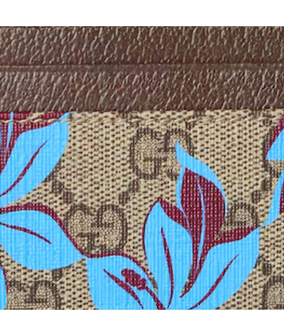 GUCCI Коричневый кардхолдер, фото 4