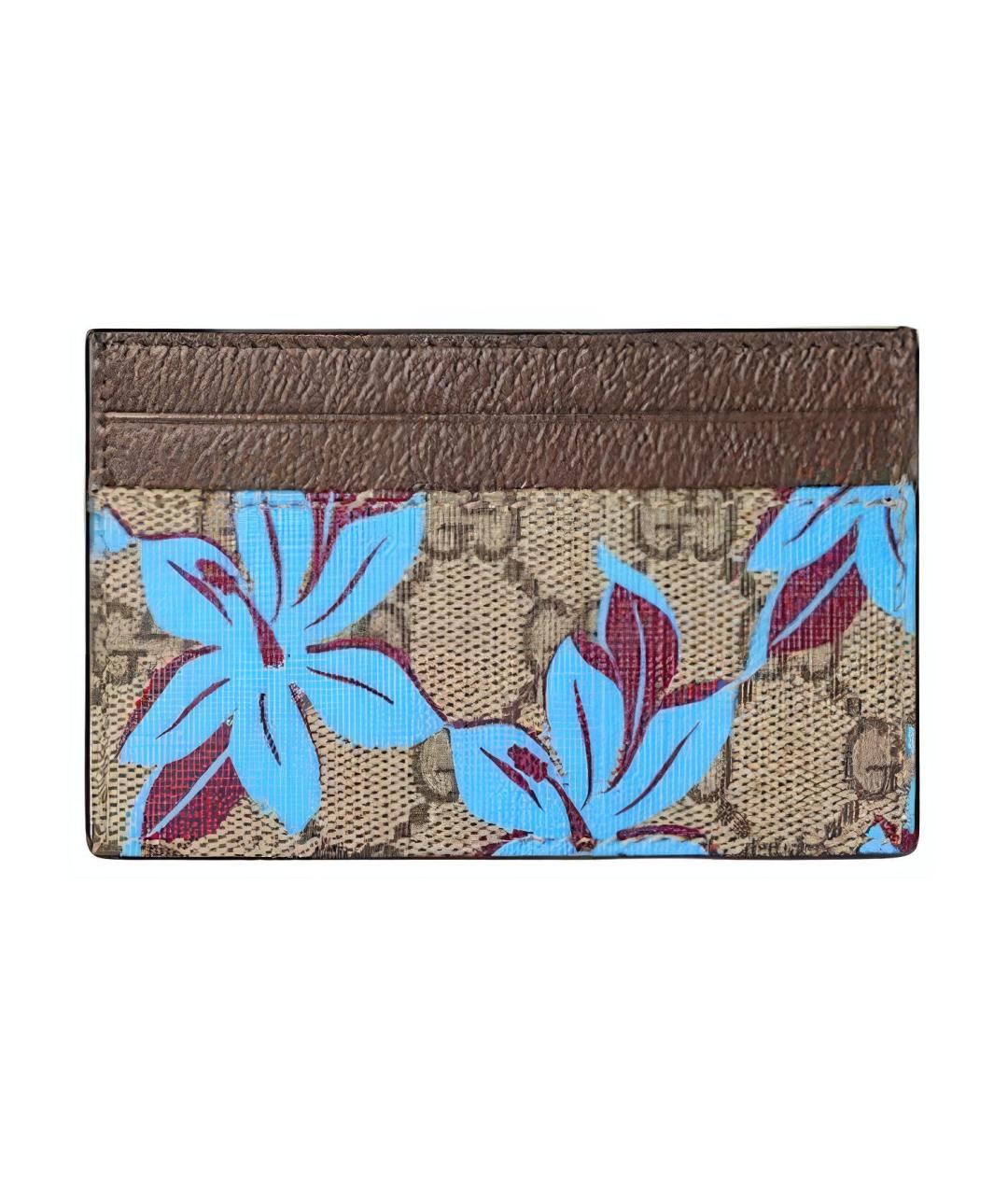 GUCCI Коричневый кардхолдер, фото 1