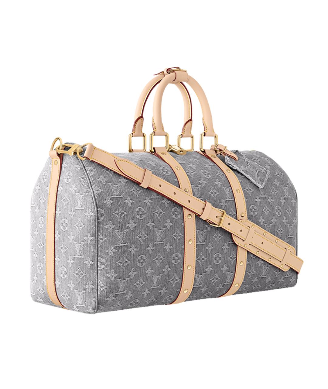 LOUIS VUITTON Серая дорожная/спортивная сумка, фото 2