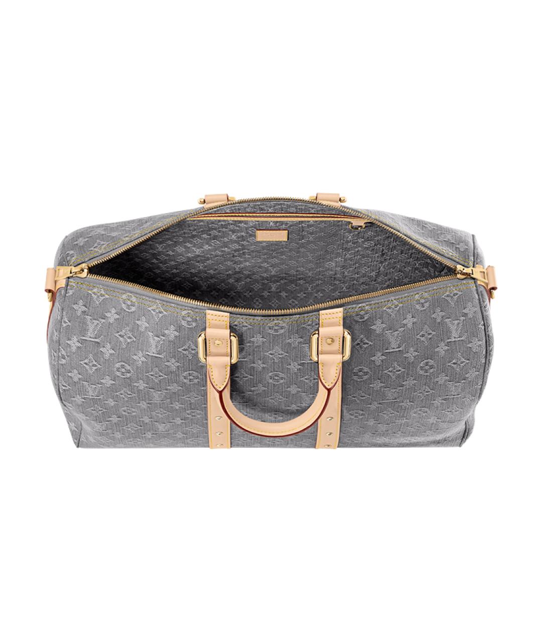 LOUIS VUITTON Серая дорожная/спортивная сумка, фото 4