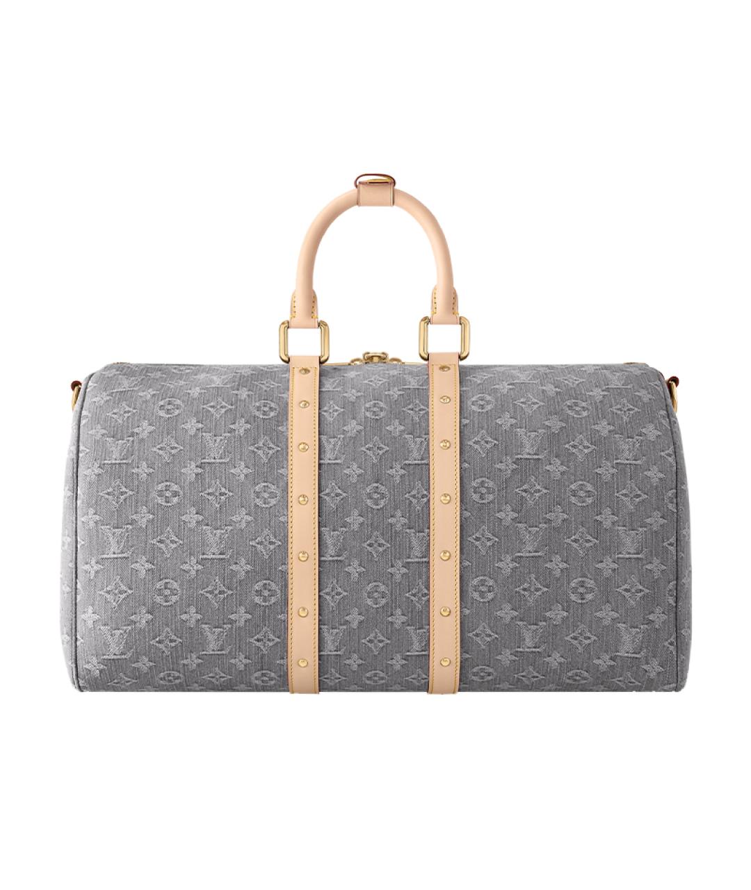 LOUIS VUITTON Серая дорожная/спортивная сумка, фото 3
