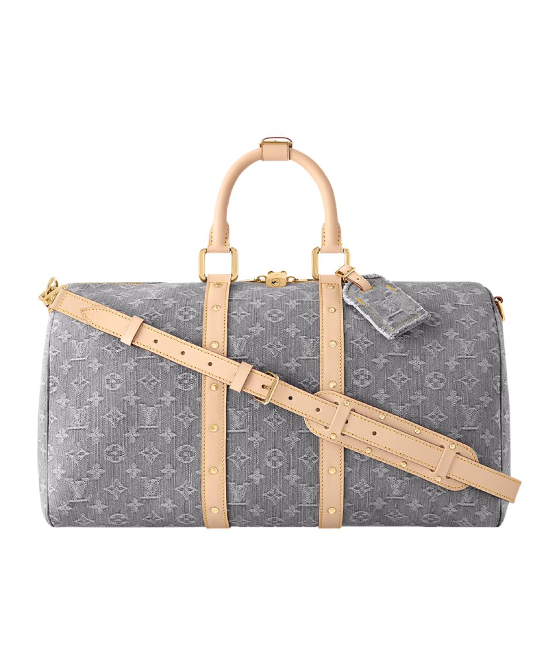LOUIS VUITTON Серая дорожная/спортивная сумка, фото 1