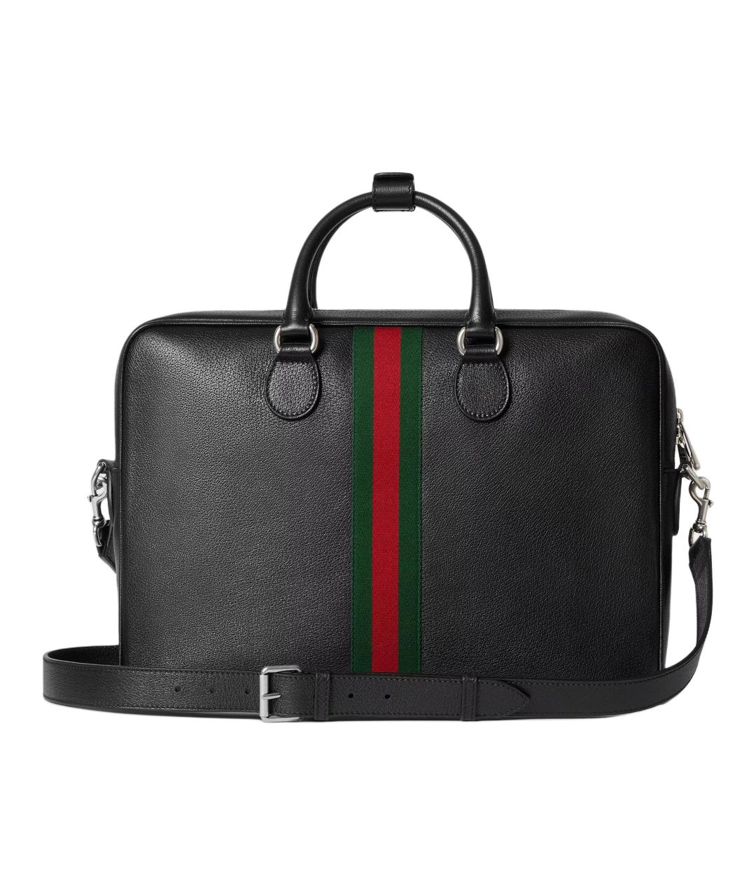 GUCCI Черный портфель, фото 4