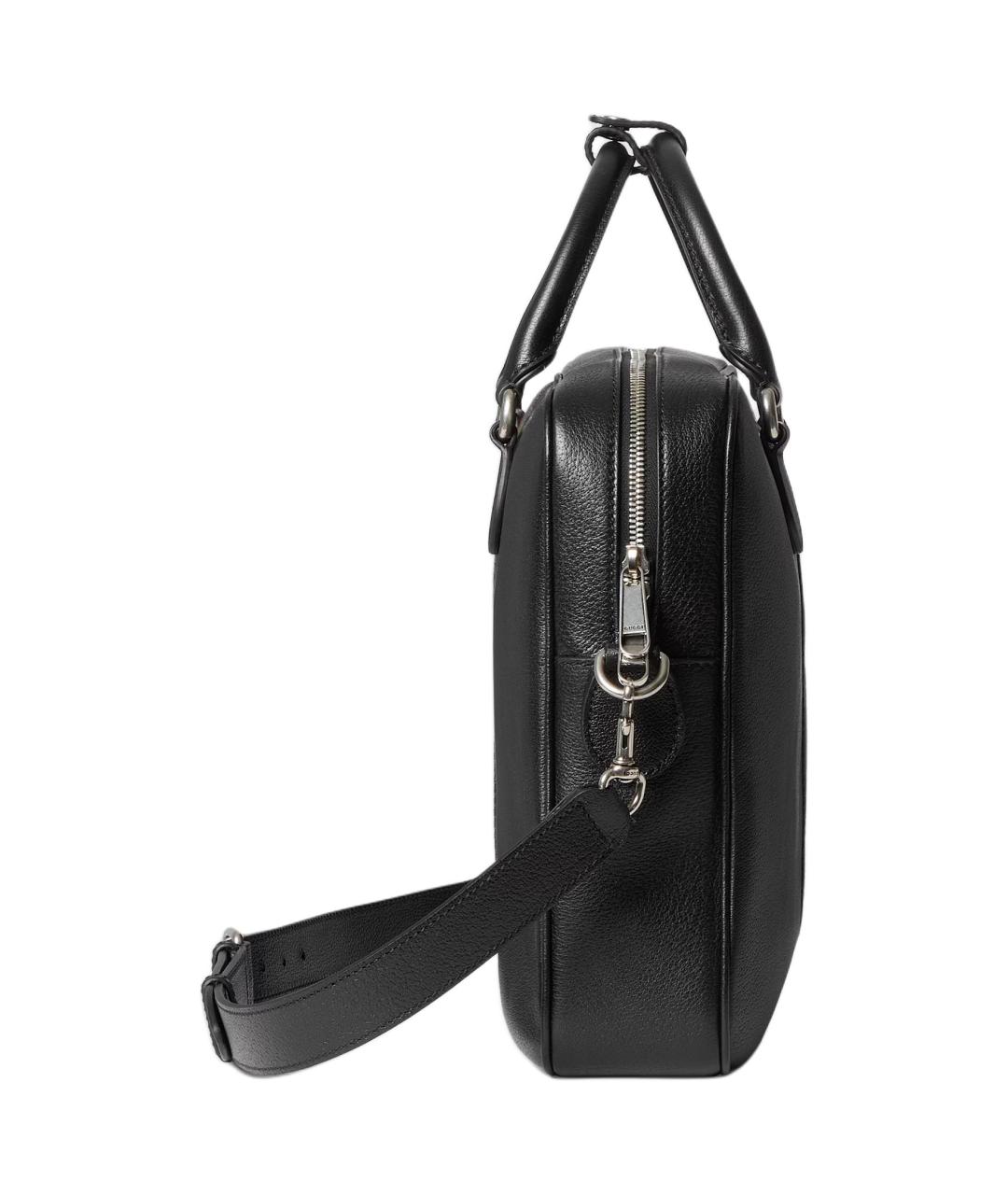 GUCCI Черный портфель, фото 3