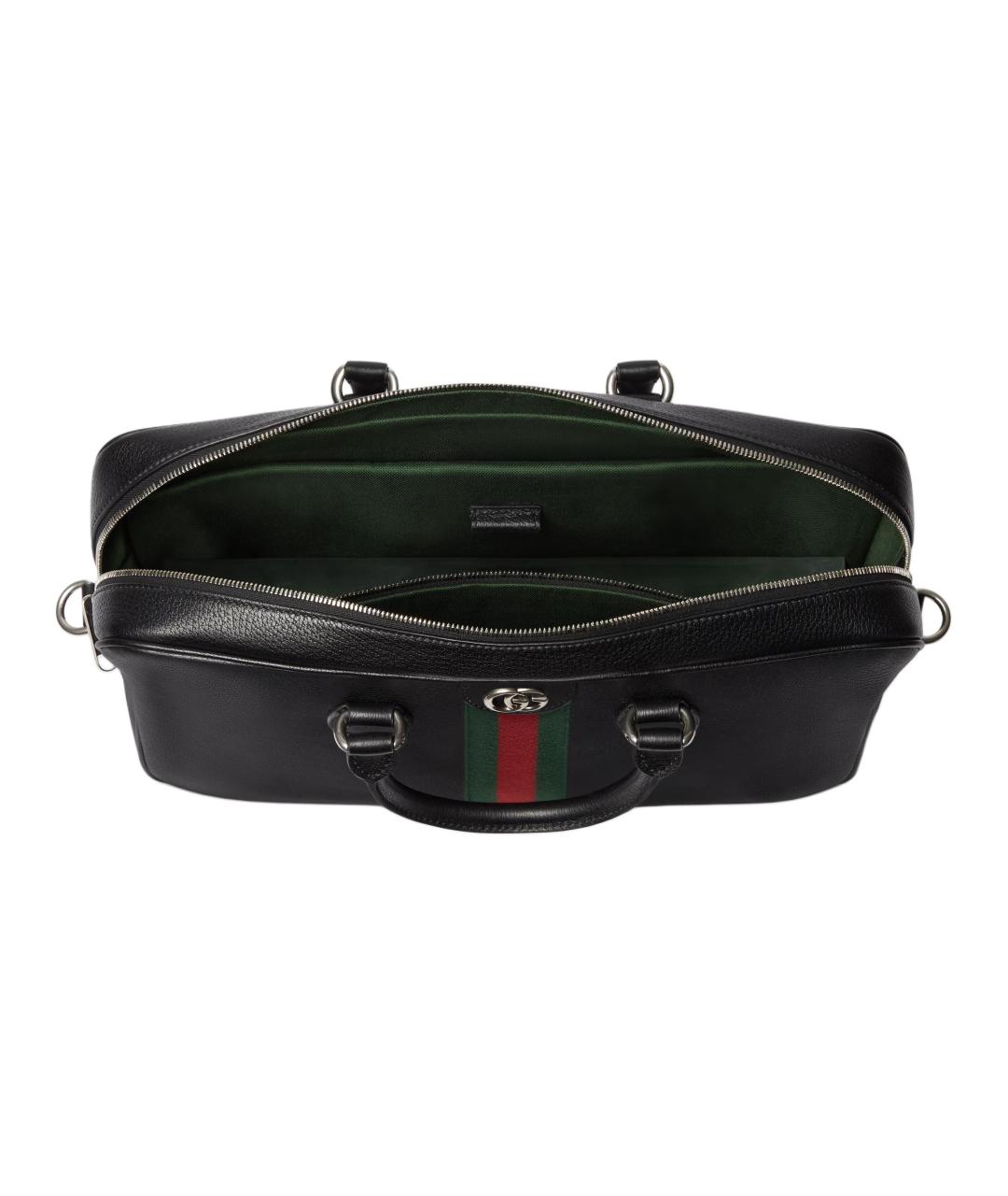 GUCCI Черный портфель, фото 5
