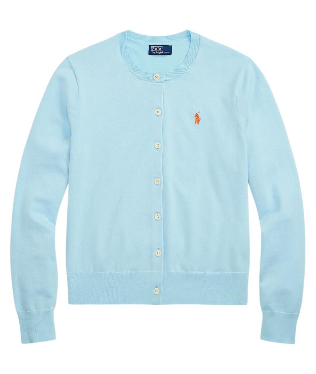 POLO RALPH LAUREN Голубой кардиган, фото 1