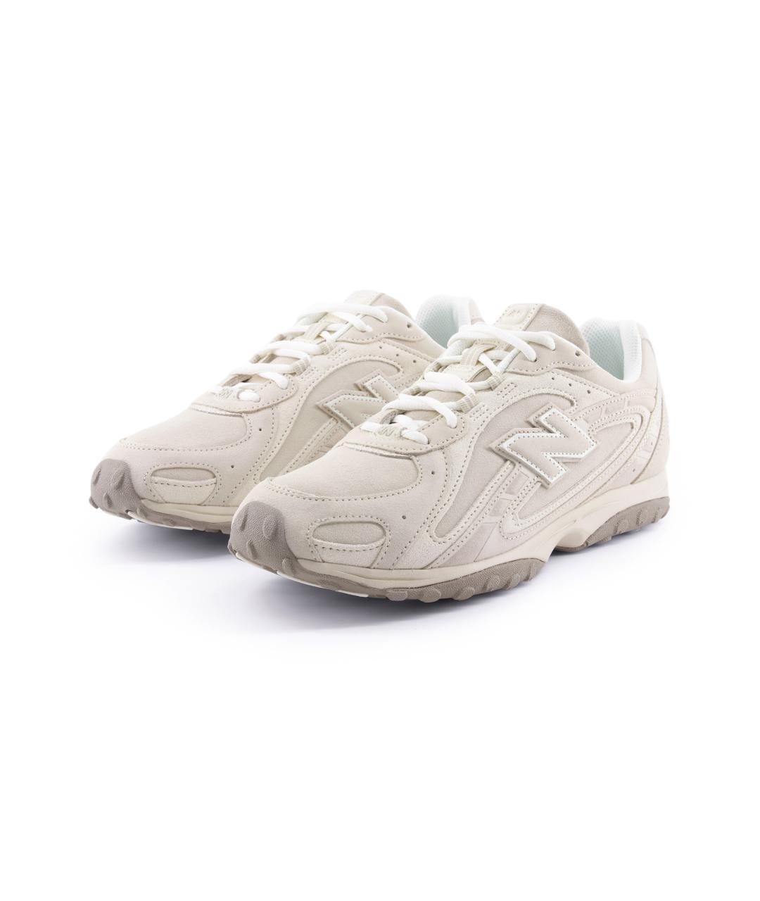 NEW BALANCE Бежевые замшевые кроссовки, фото 2