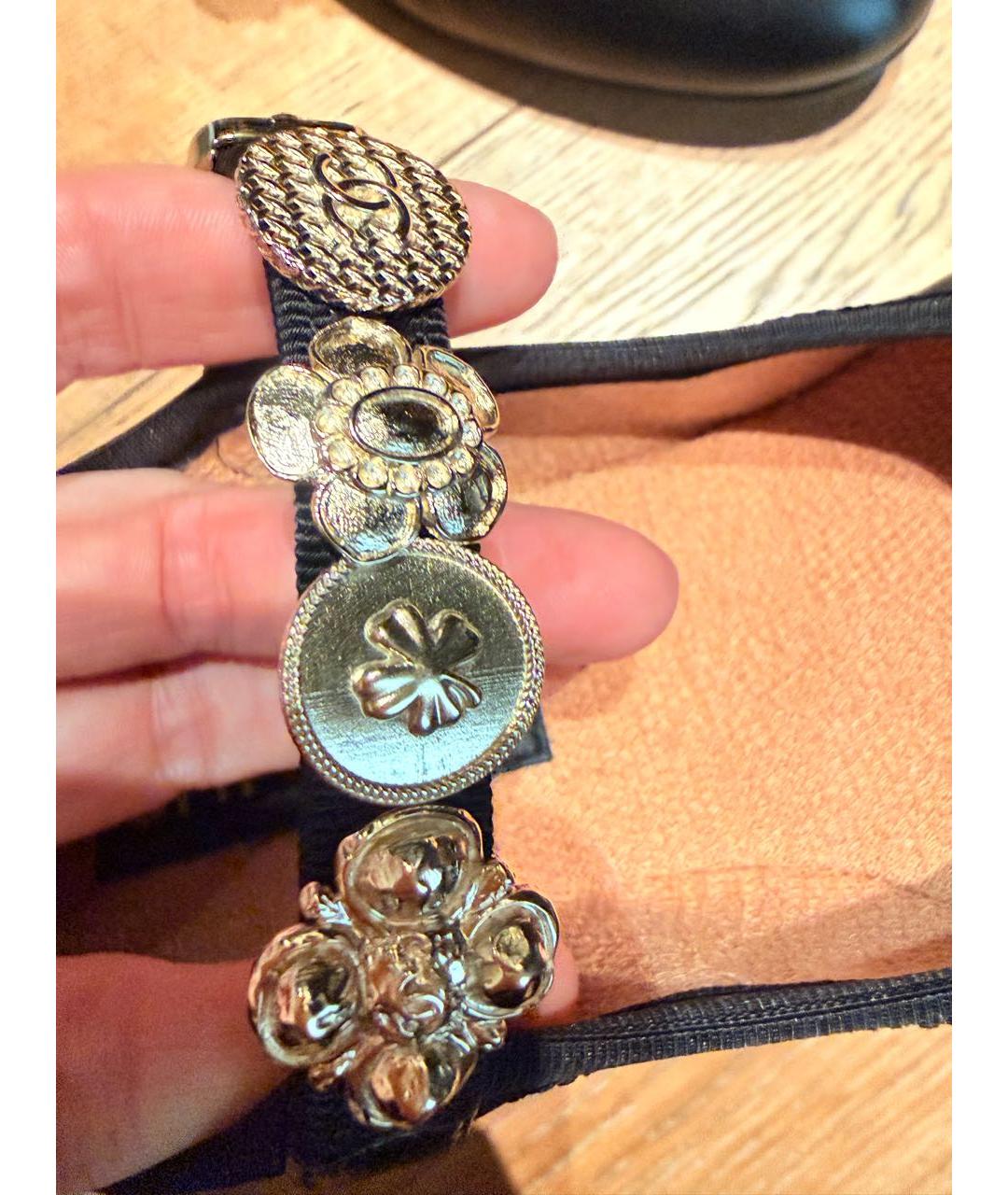 CHANEL Черные кожаные туфли, фото 5