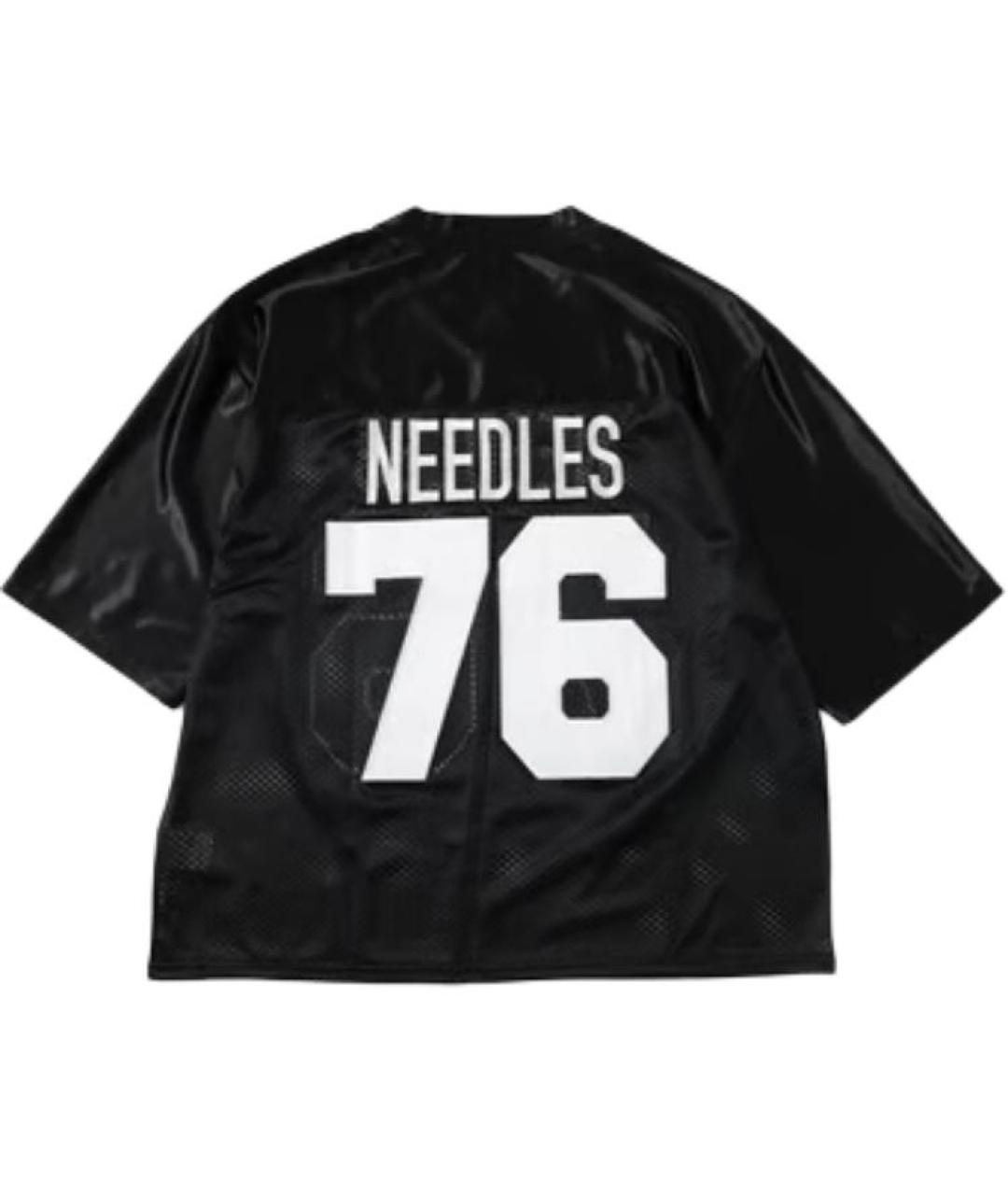 NEEDLES Черная футболка, фото 2