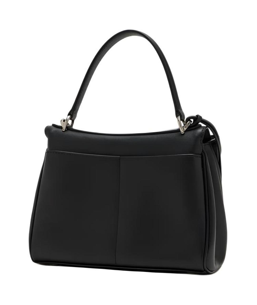 BALENCIAGA Черная кожаная сумка через плечо, фото 2