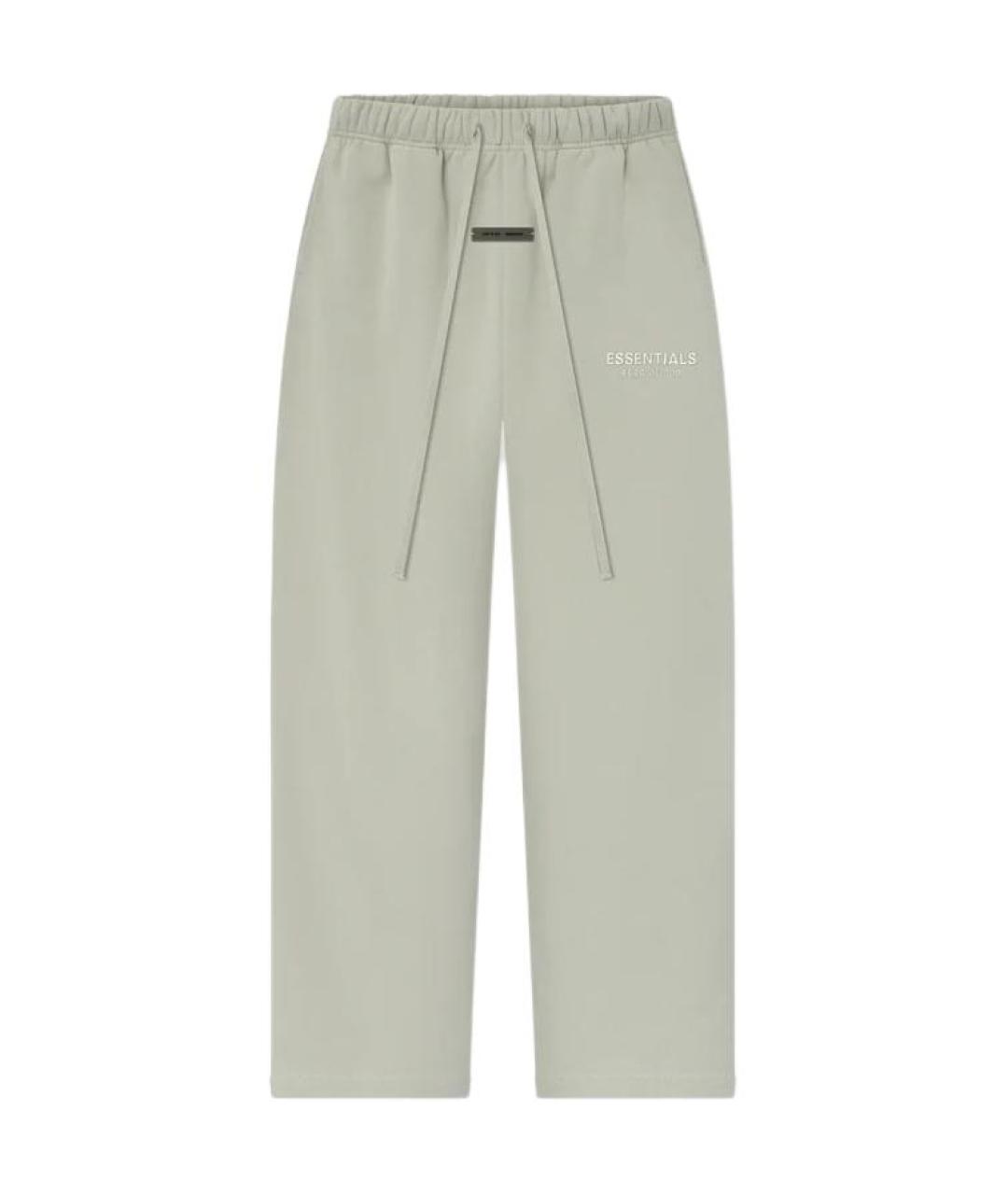 FEAR OF GOD ESSENTIALS Серые прямые брюки, фото 1