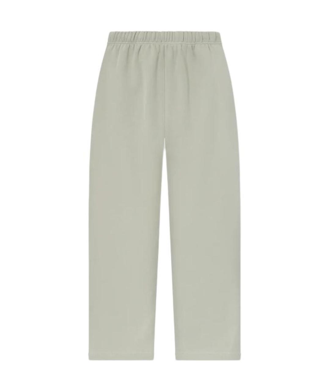 FEAR OF GOD ESSENTIALS Серые прямые брюки, фото 2