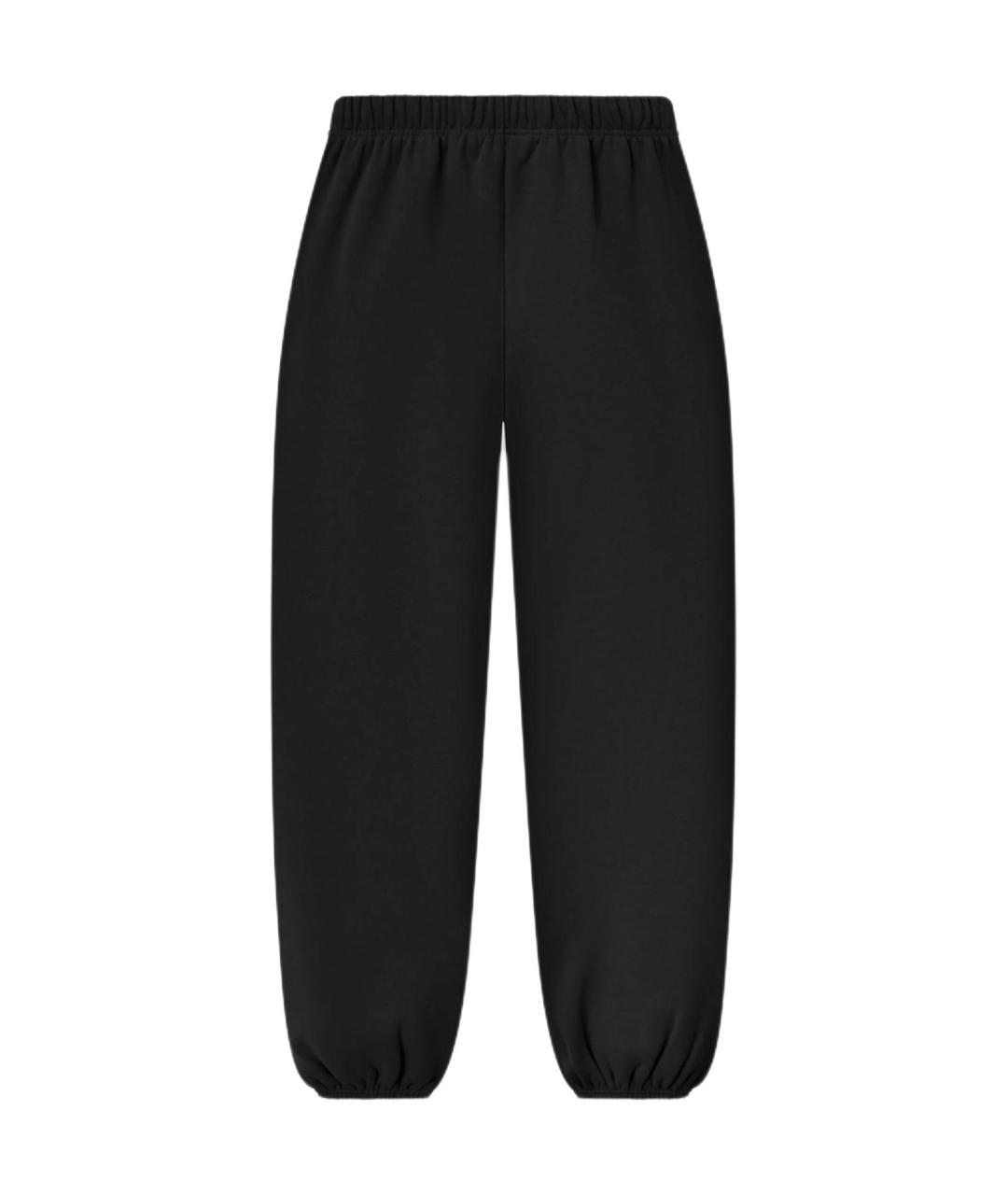 FEAR OF GOD ESSENTIALS Черные хлопковые прямые брюки, фото 2