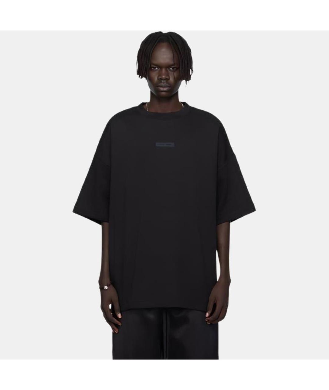 FEAR OF GOD ESSENTIALS Черная футболка, фото 3
