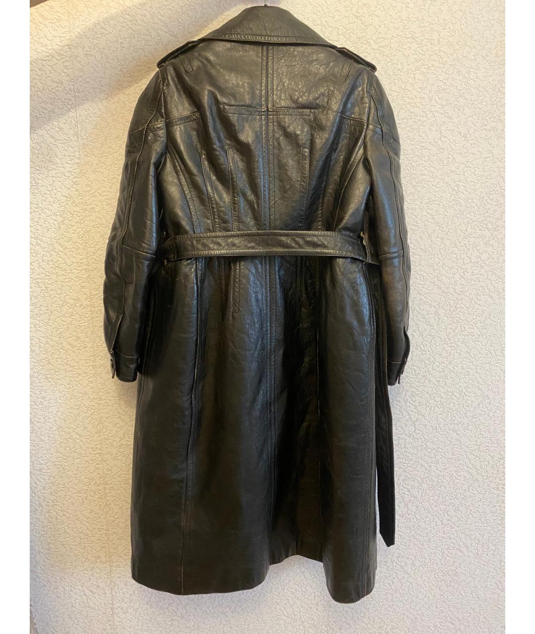 BALENCIAGA Черная кожаная куртка, фото 2