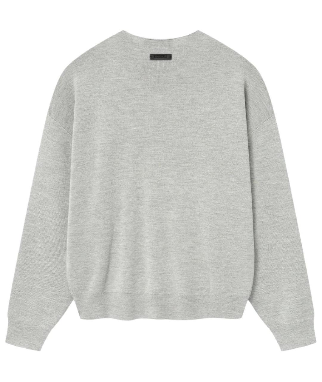 FEAR OF GOD ESSENTIALS Серый джемпер / свитер, фото 2
