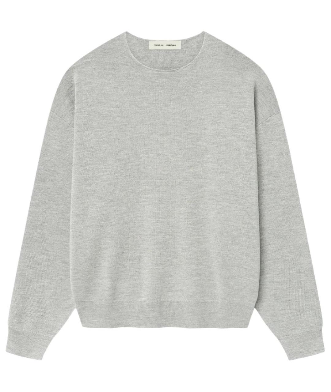 FEAR OF GOD ESSENTIALS Серый джемпер / свитер, фото 1