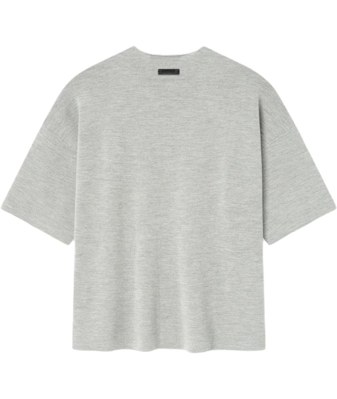 FEAR OF GOD ESSENTIALS Серая футболка, фото 2