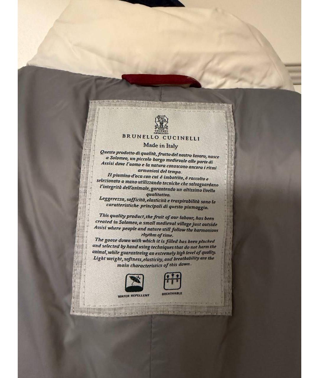 BRUNELLO CUCINELLI Белый жилет, фото 3