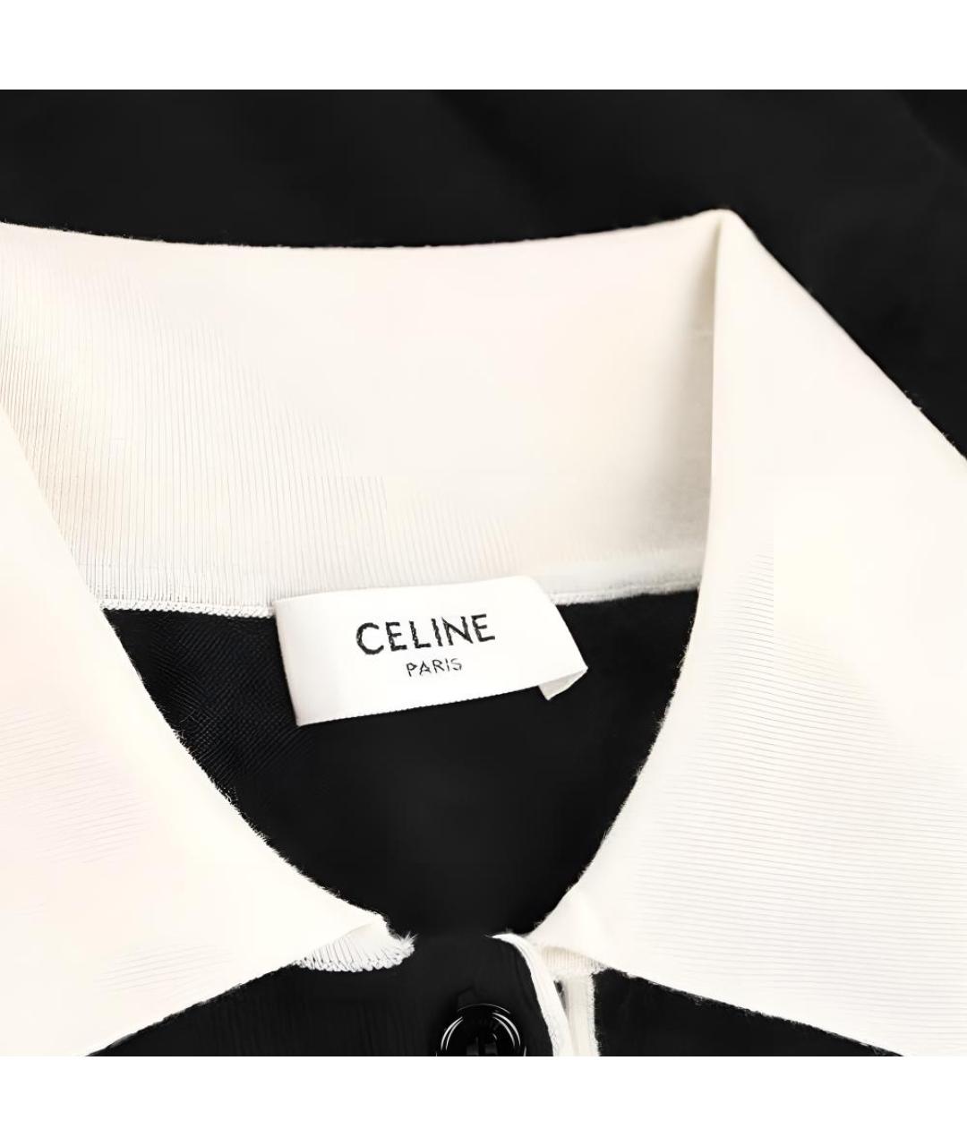 CELINE Черная рубашка, фото 3