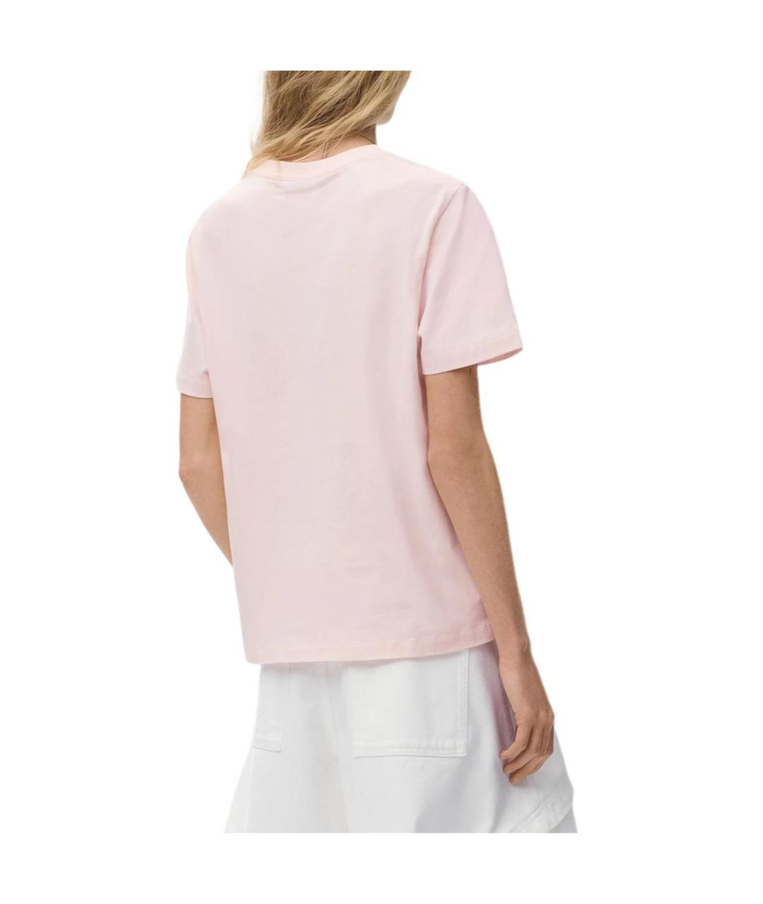 LOEWE Розовая футболка, фото 3