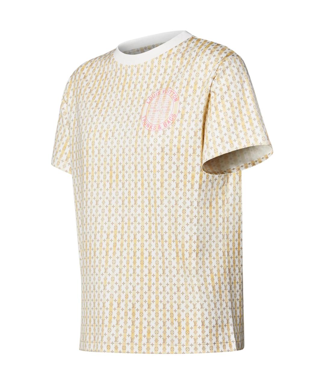 LOUIS VUITTON Желтая футболка, фото 3