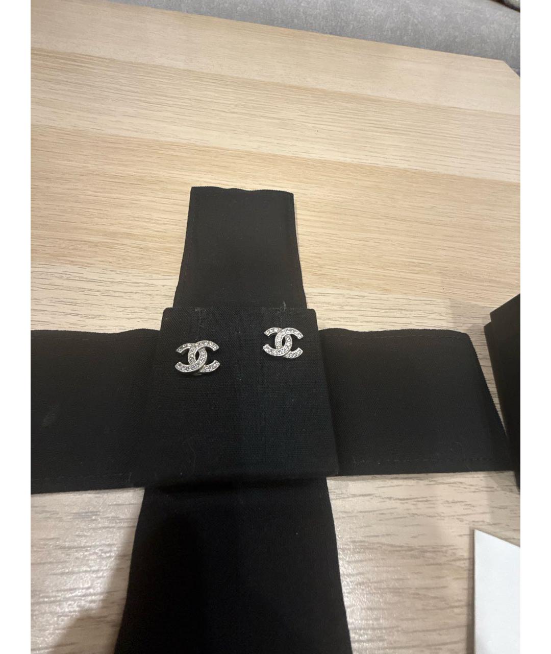 CHANEL Серебряные серьги, фото 5