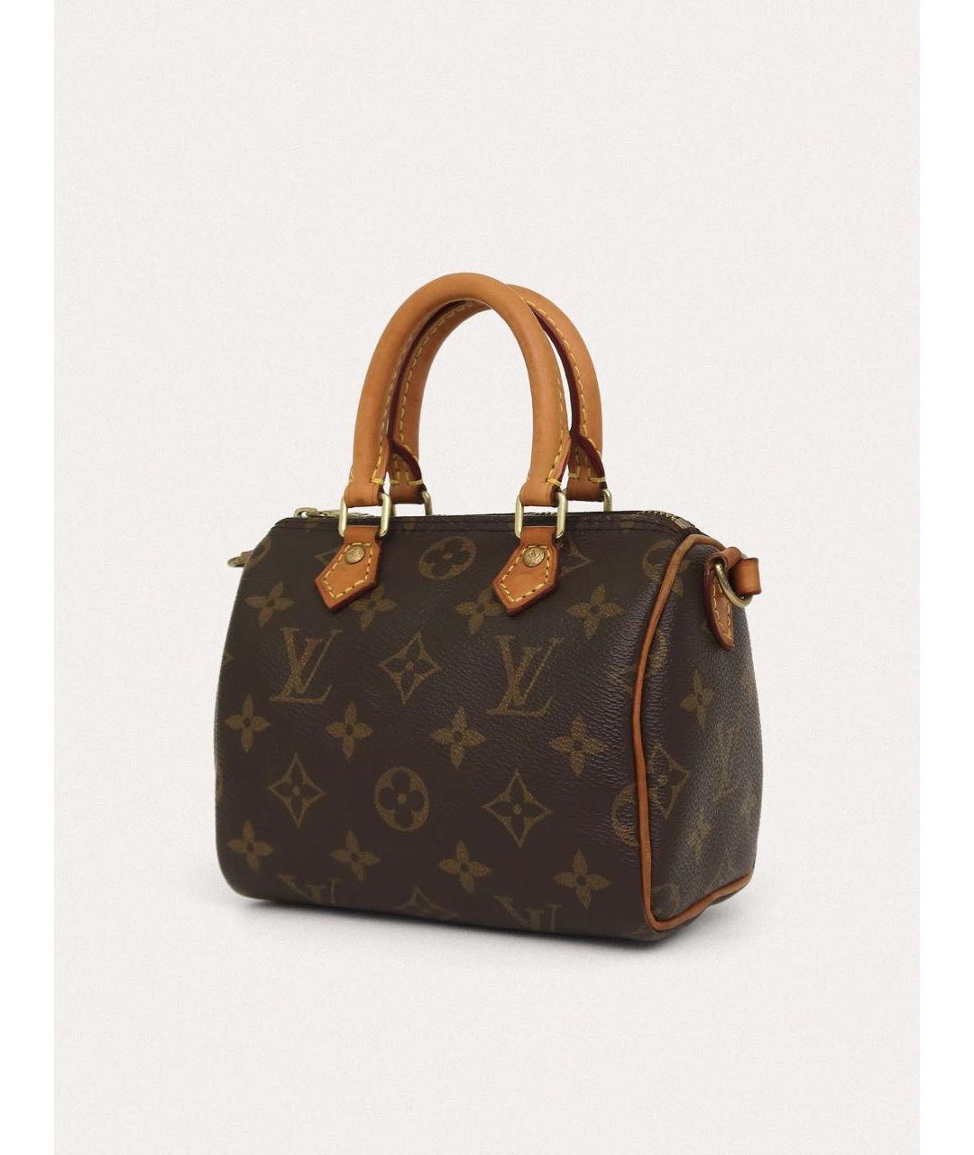 LOUIS VUITTON Коричневая сумка с короткими ручками, фото 2