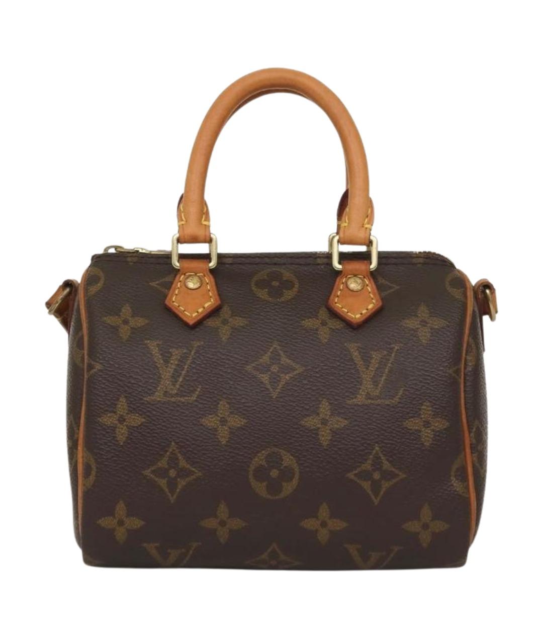 LOUIS VUITTON Коричневая сумка с короткими ручками, фото 1