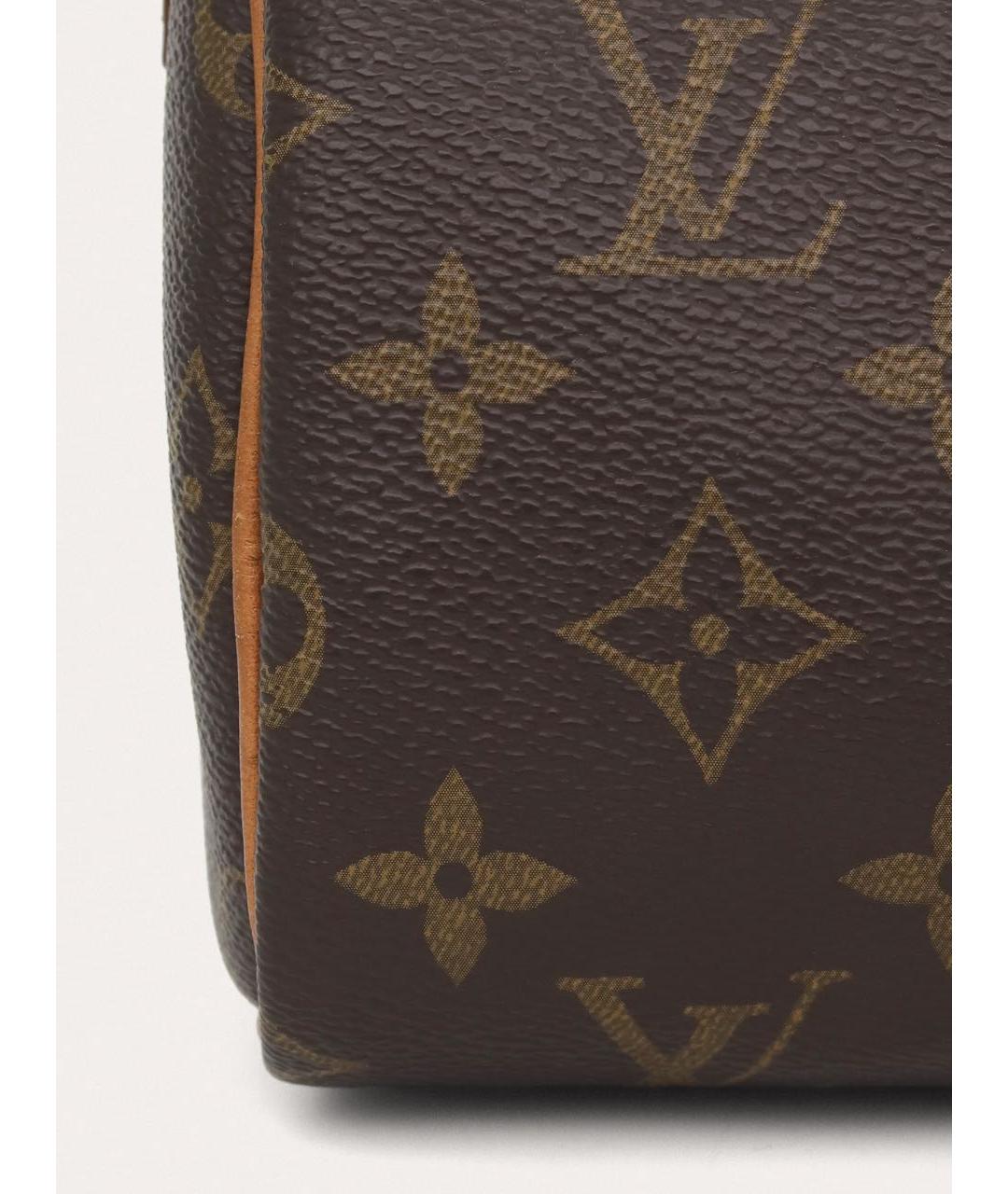 LOUIS VUITTON Коричневая сумка с короткими ручками, фото 6